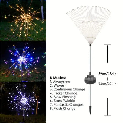 Garden Solar Fireworks Lights